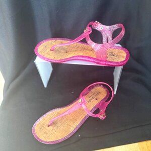 Kate Spade New York Glitter Pink Sandals